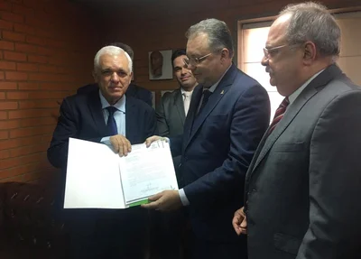 Osmar Júnior, Themístocles Filho e Florentino Neto
