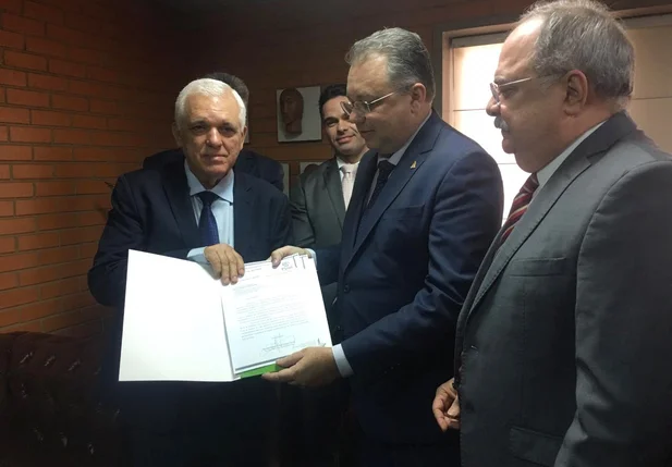 Osmar Júnior, Themístocles Filho e Florentino Neto