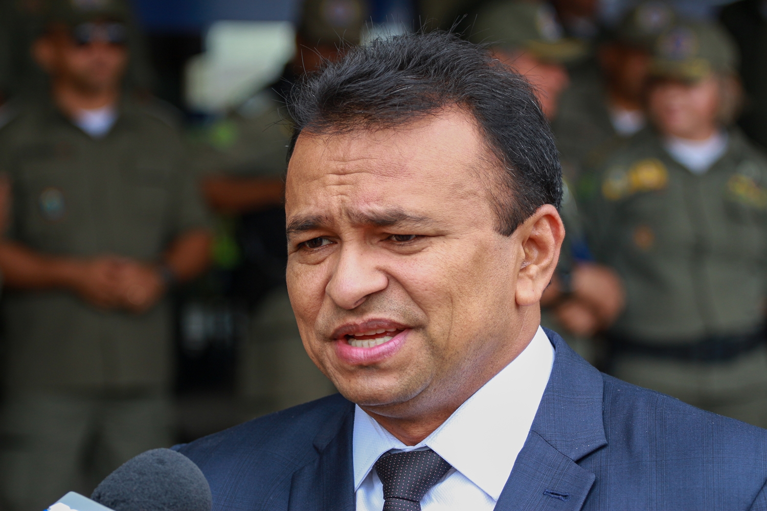 Secretario de Segurança Fábio Abreu