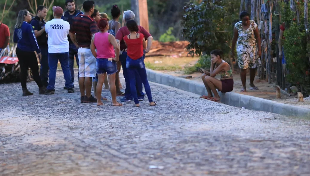 Populares ficaram assustados com o assassinato
