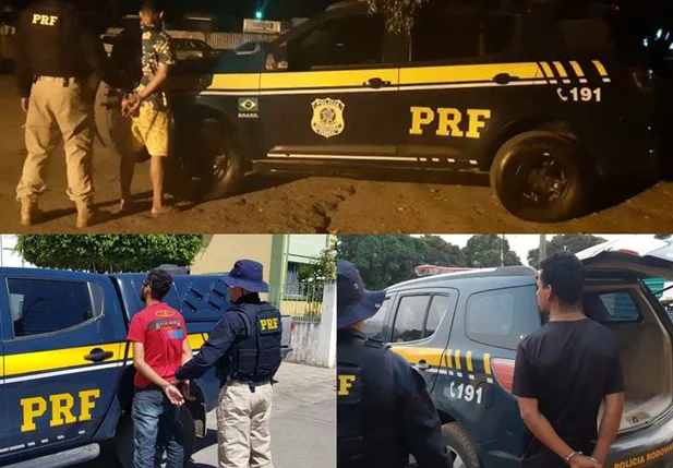 PRF dá cumprimento a três mandados de prisão em aberto em um dia 