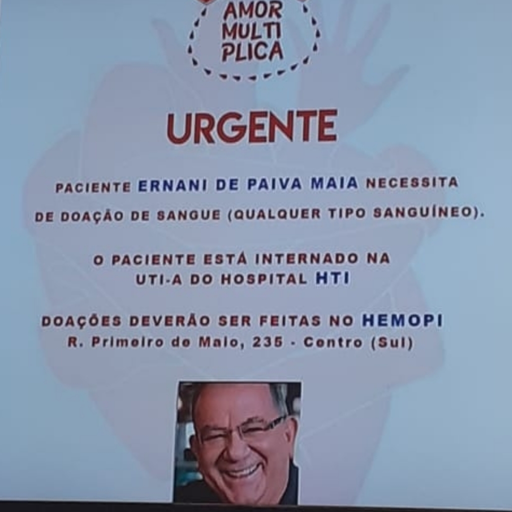 Familiares do ex-secretário Ernani pedem ajuda nas redes sociais