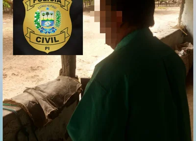 Idoso preso na zona rural de Piripiri