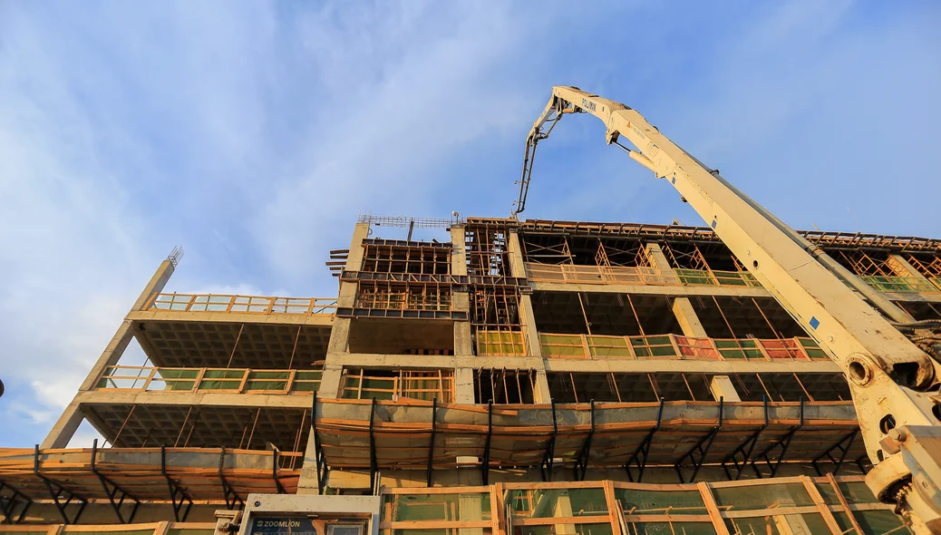 Obra de construção da maternidade 