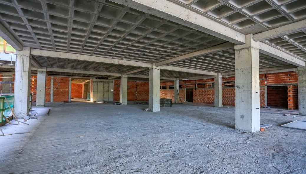 Obra está em Ritmo acelerado 