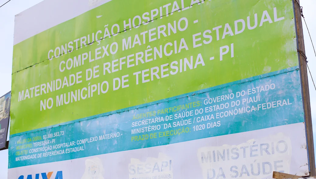 Placa da Obra de Construção 
