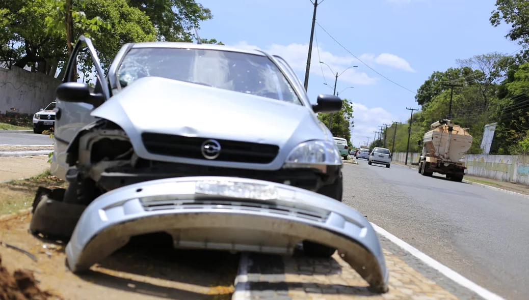 Corsa envolvido no acidente