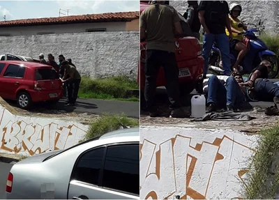 Momento da abordagem do GRECO aos suspeitos