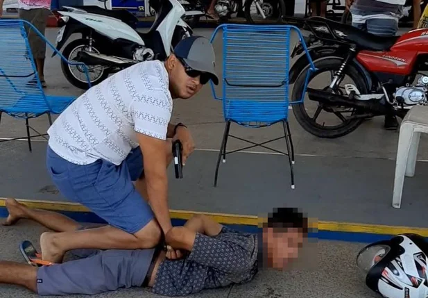 Acusado de roubar motocicleta é preso por policial à paisana em Timon