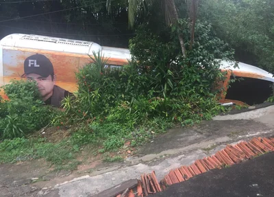 Apesar do susto, só foram danos materiais