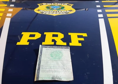 Motorista preso com documento falso