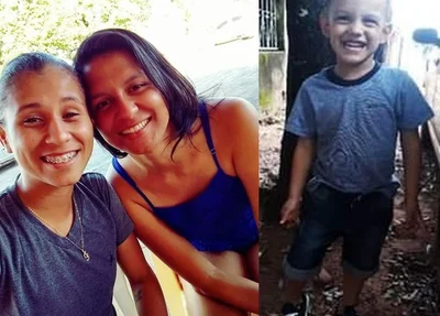 As acusadas e a criança que foi morta no Mato Grosso