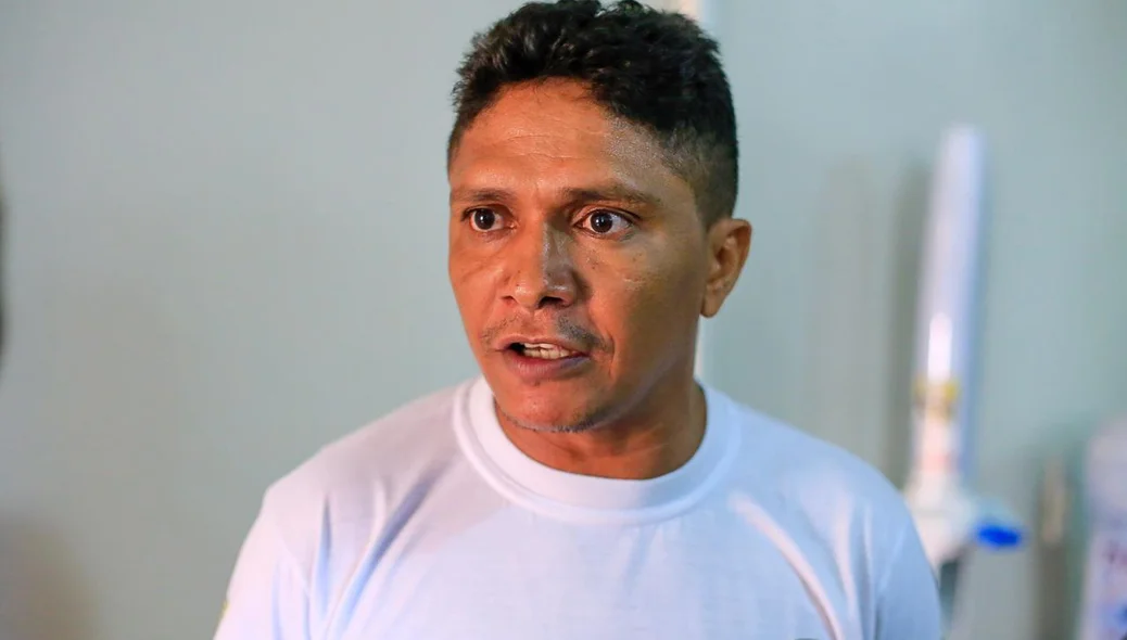 Luis Carlos, presidente do sindicato de transportes de valores