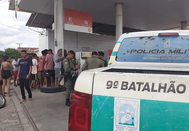 Polícia Militar isolou a área