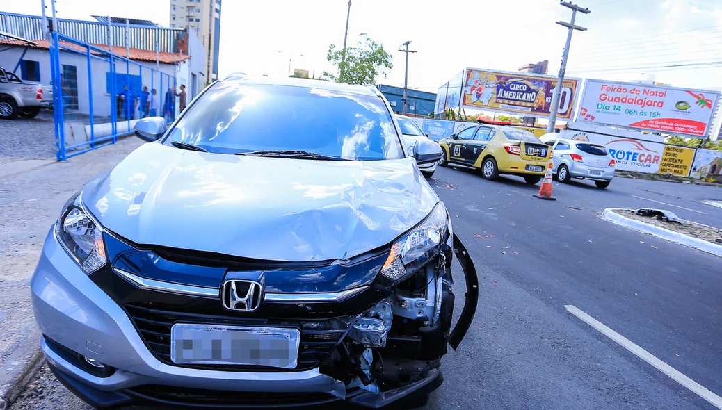 Acidente na Avenida Jóquei Clube Teresina 