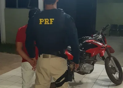 Homem preso pela PRF
