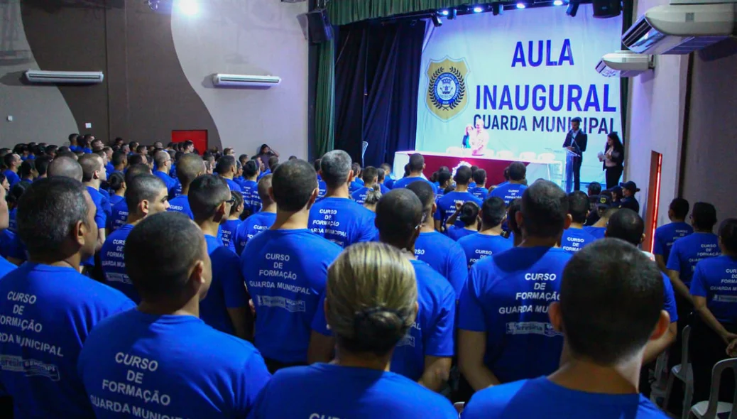 Aula inaugural do curso de formação da Guarda Municipal de Teresina