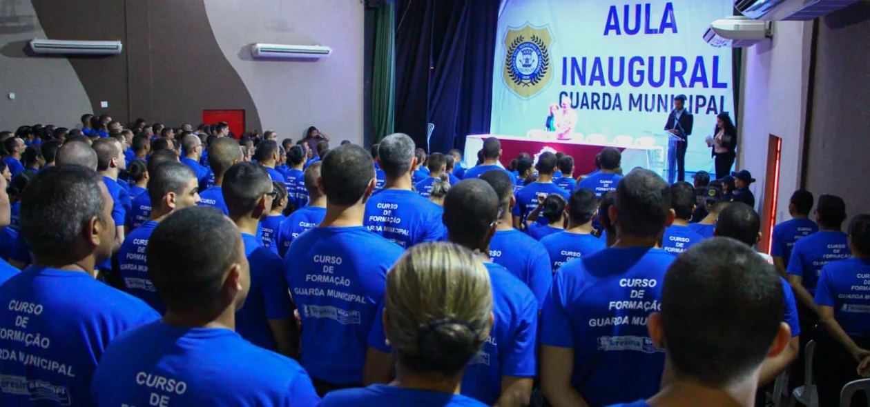 Aula inaugural do curso de formação da Guarda Municipal de Teresina