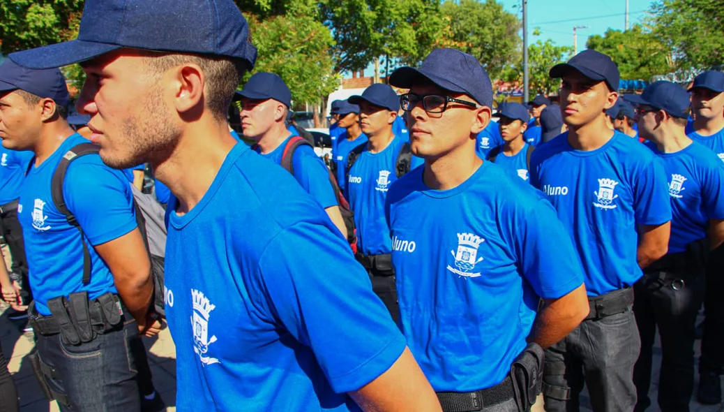 Futuros guardas municipais de Teresina