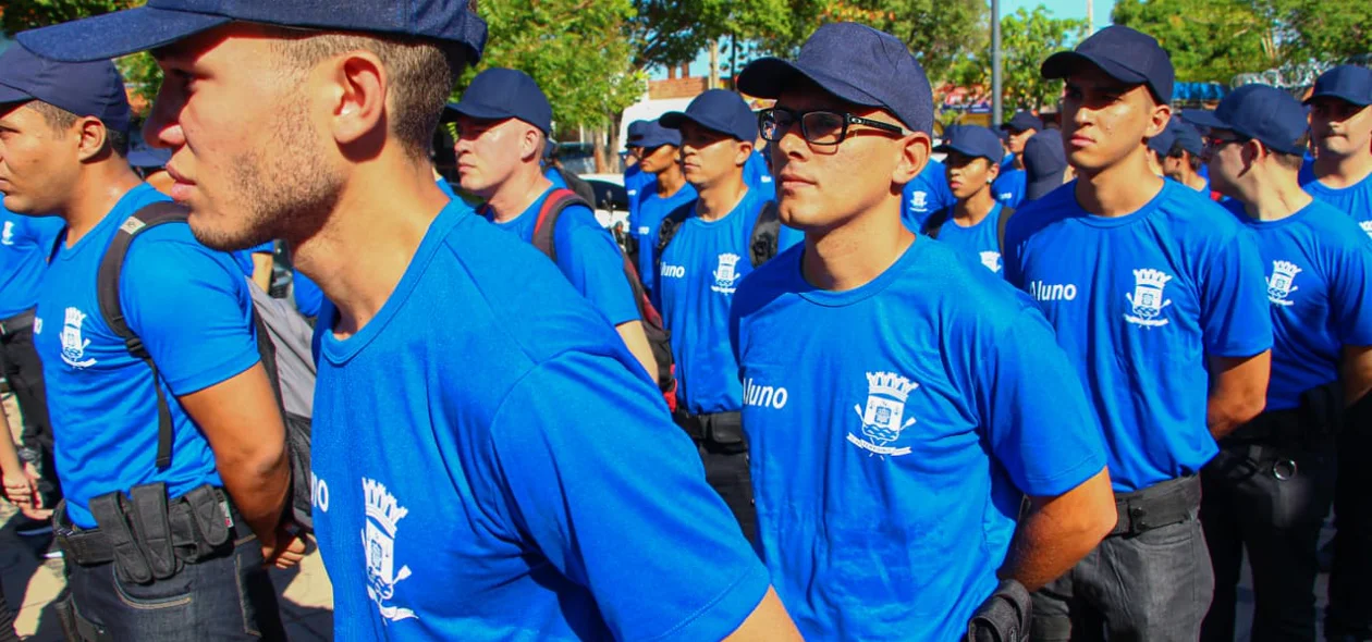 Futuros guardas municipais de Teresina