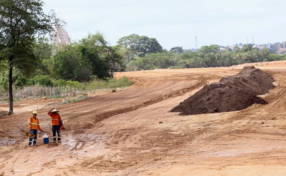 Obra da Prefeitura de Teresina na zona sul