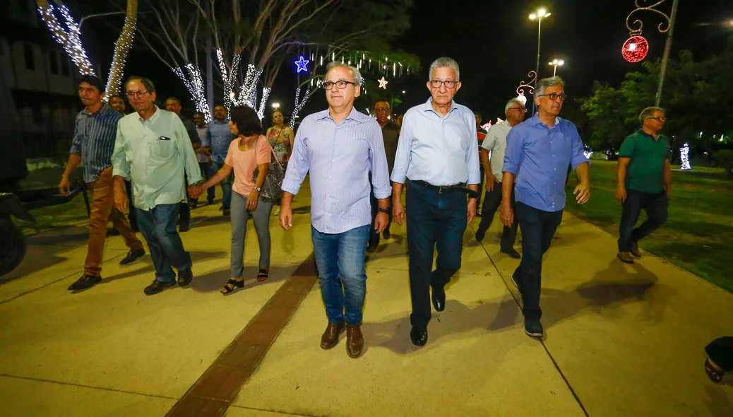 Prefeito Visitando o Parque da Cidadania 