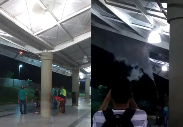 Princípio de incêndio atinge Terminal Zoobotânico em Teresina