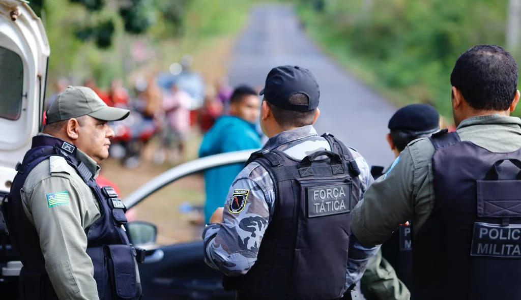 A Polícia Militar esteve presente no local 
