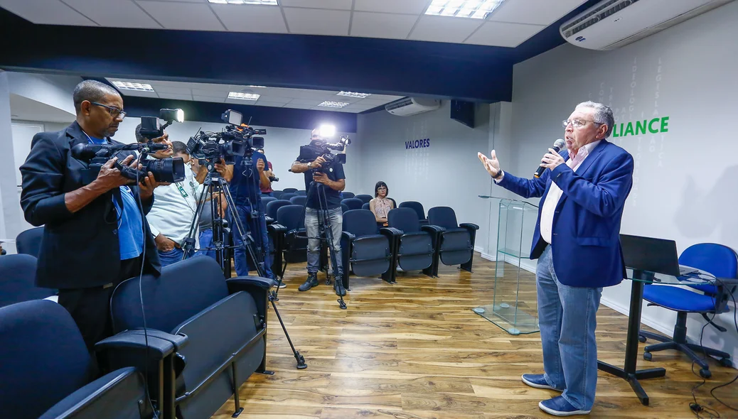 Coletiva aconteceu na Equatorial 