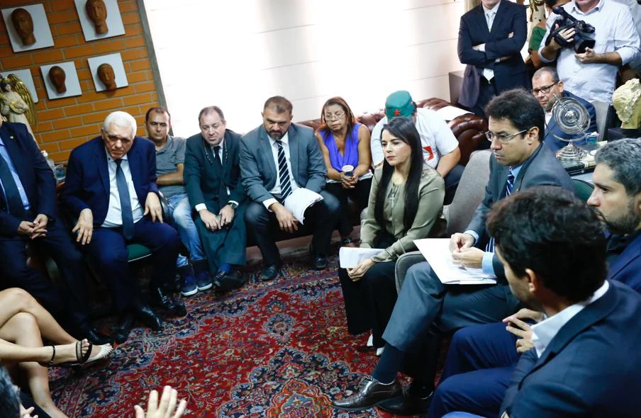 Reunião sobre a reforma da Previdência na Alepi