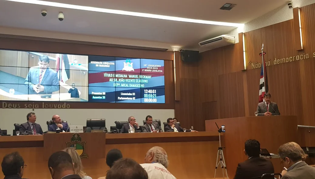A proposta da homenagem foi da deputada estadual Mical Damasceno