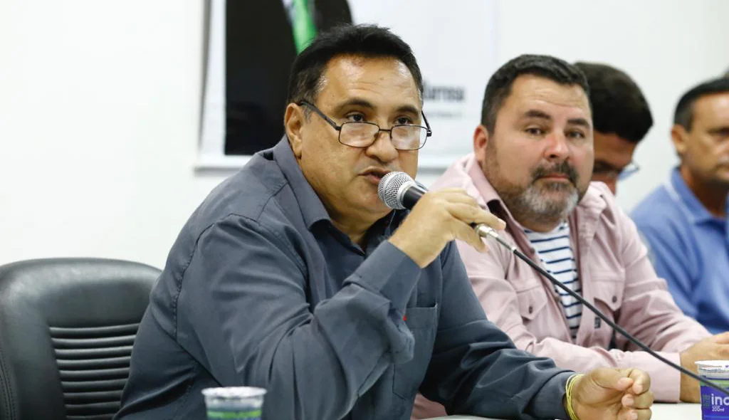 Laécio Borges durante evento do Patriota