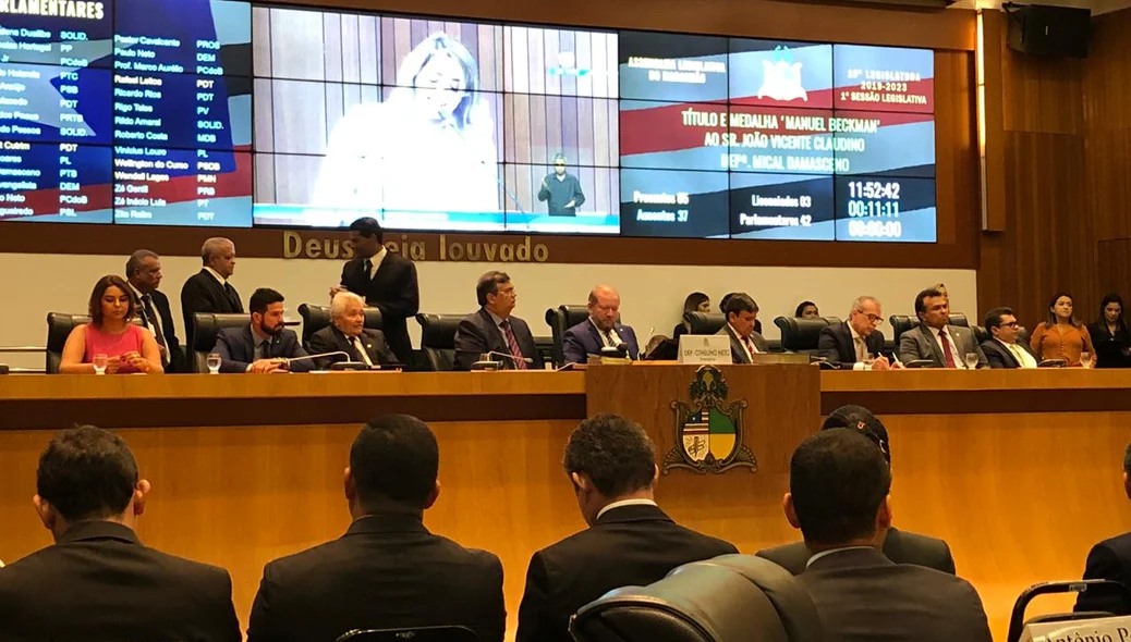 Participaram do evento o governador Wellington Dias (PT), o senador Élmano Férrer (Podemos) e o secretário de Segurança Fábio Abreu (PL)