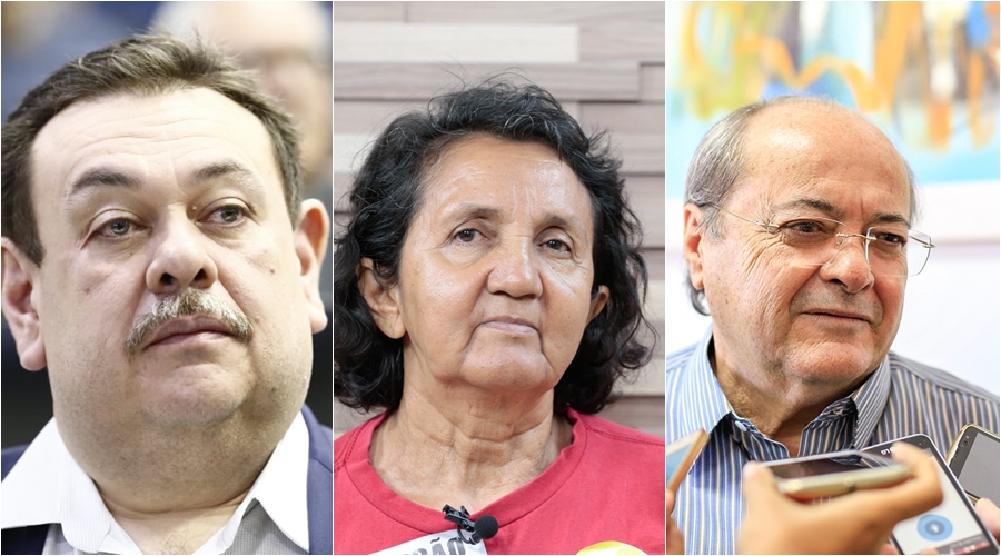 Silas Freire, Lourdes Melo e Sílvio Mendes