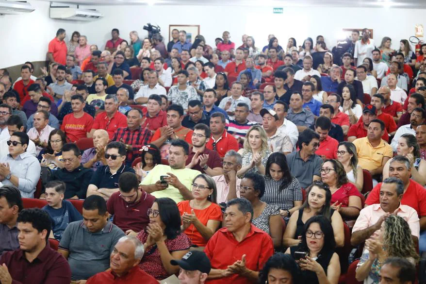 Militantes do PT compareceram ao evento