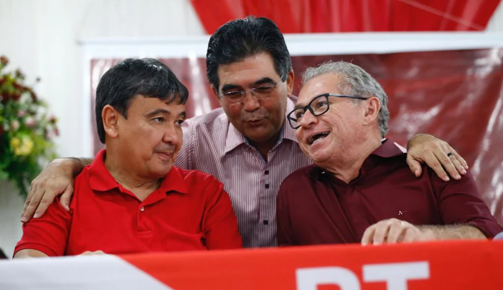 Wellington Dias, Limma e Assis Carvalho 
