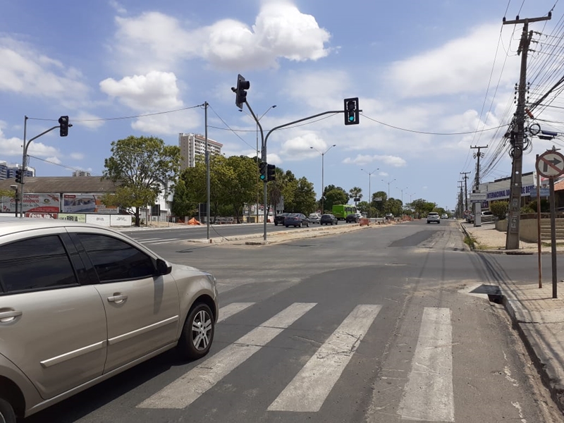 Trecho desinterditado na Avenida João XVIII