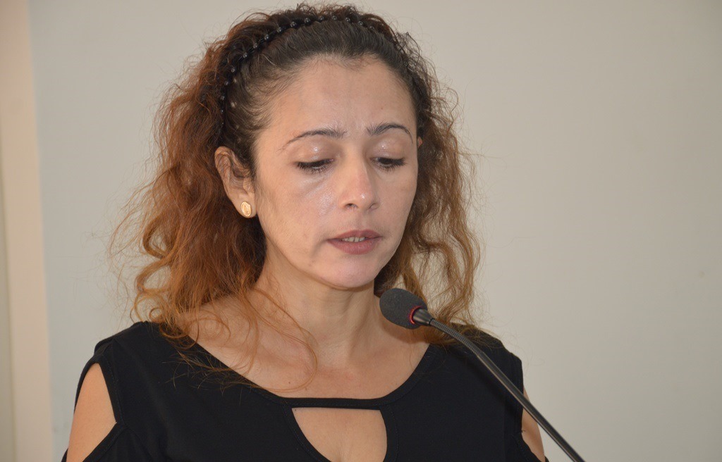 Presidente da comissão eleitoral Patrícia Janaína
