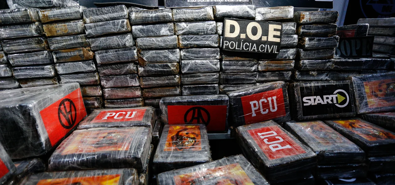 Cocaína apreendida pelo Greco em Teresina 