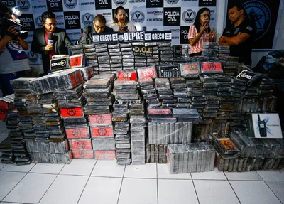 Cocaína apreendida