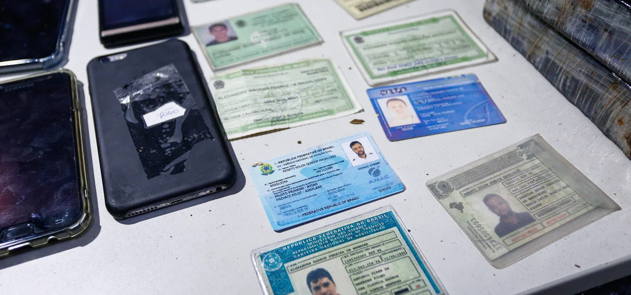 Documentos dos presos em operação 