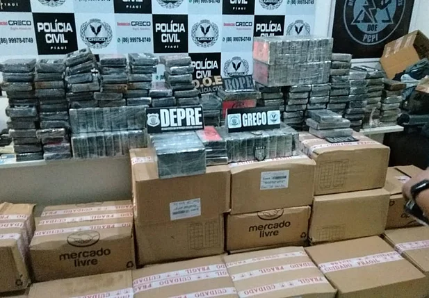 Droga apreendida pelo GRECO
