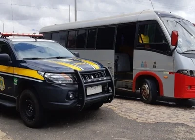 Veículo apreendido pela PRF na BR 316 em Teresina