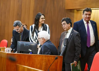Deputados no plenário da Alepi