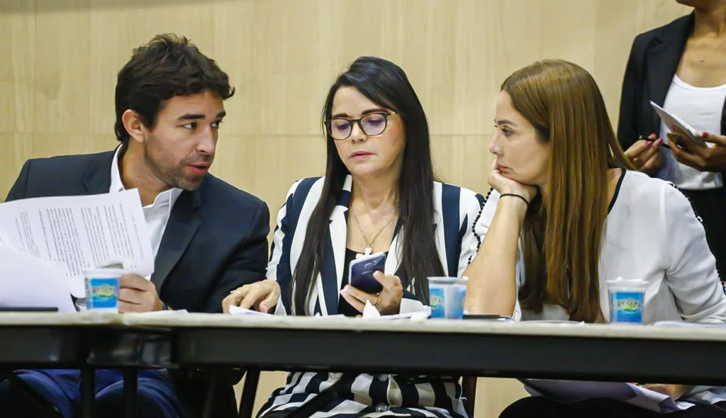 Marden Menezes, Teresa Britto e Lucy Soares