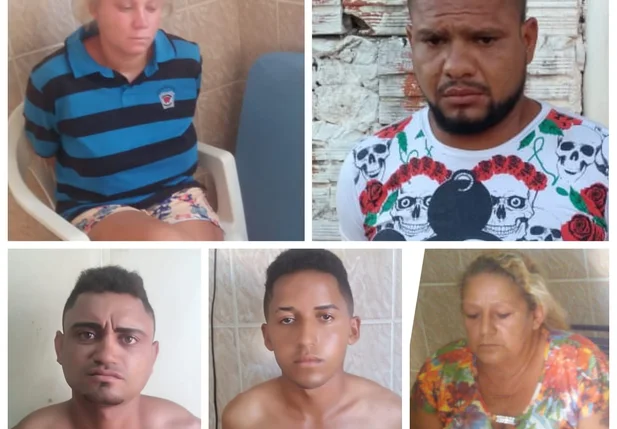 Presos em operação contra o tráfico de drogas no sul do PI