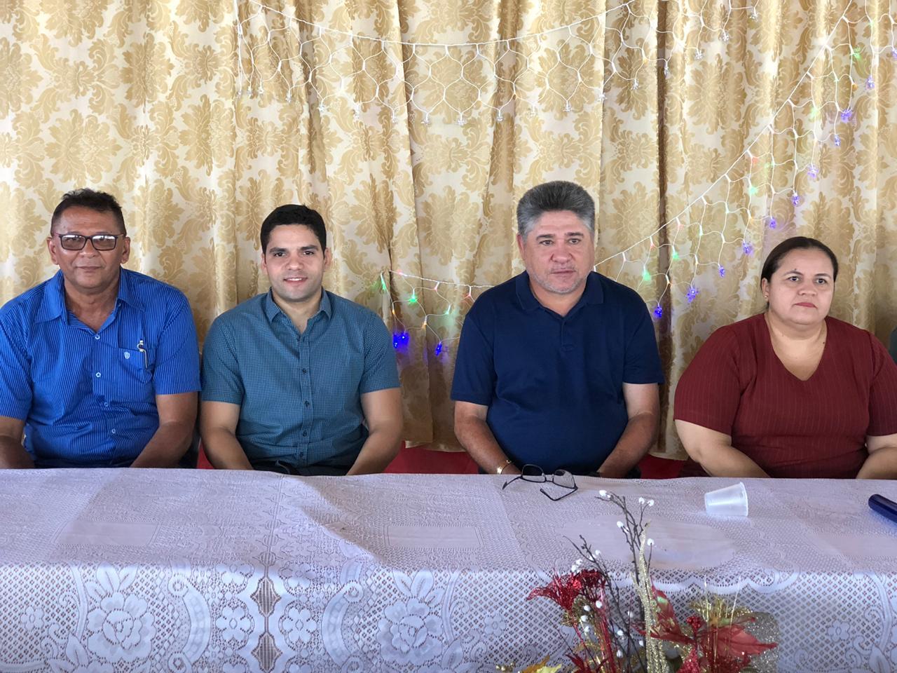 João Mádison no evento em Elesbão Veloso