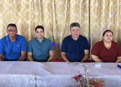 João Mádison no evento em Elesbão Veloso