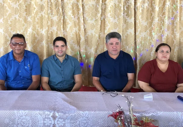 João Mádison no evento em Elesbão Veloso