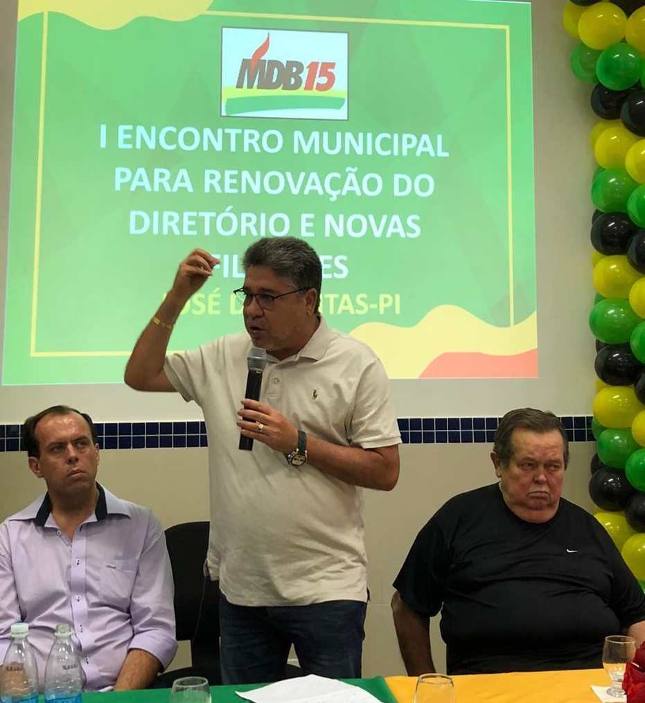João Mádison no evento em José de Freitas